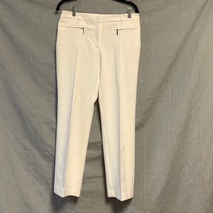 DKNY Cream Ankle Pants